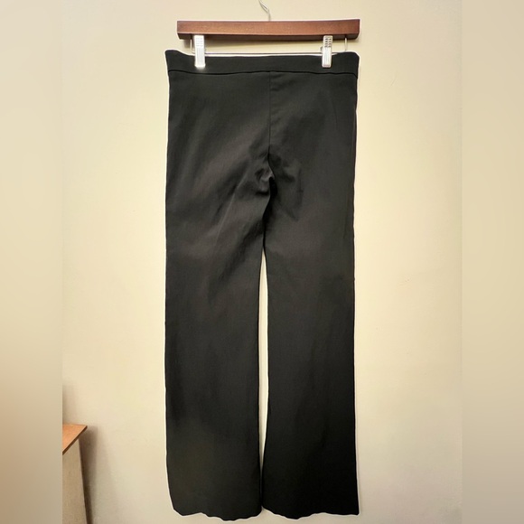 Vintage 90s Bebe Black Flare Trousers Made in USA Office Siren Y2K, Size 6 - Picture 4 of 6